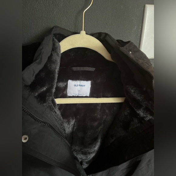NWT OLD NAVY Faux-Fur Lined Hooded Parka Coat for Women Size S Heavyweight - Picture 6 of 8